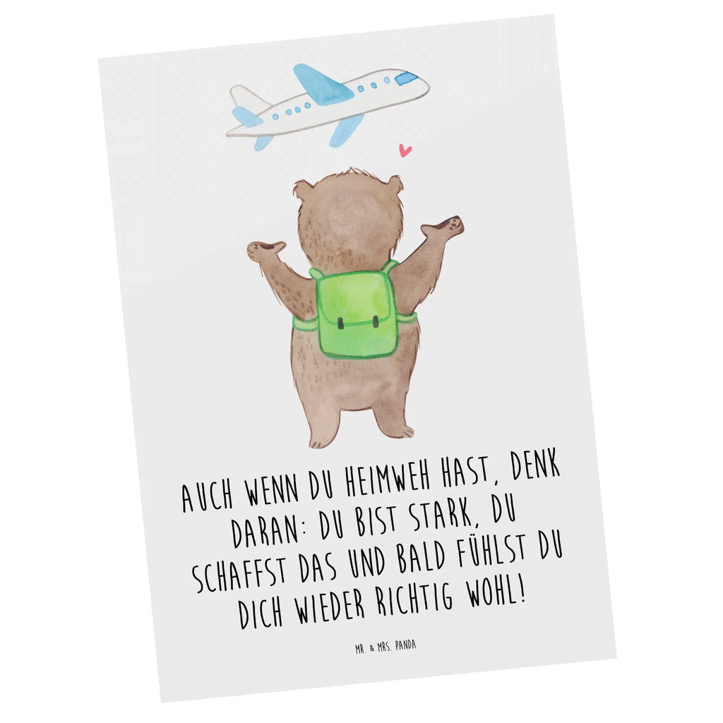 Postcard Auch wenn du Heimweh hast, denk daran: Du bist stark, du schaffst das und bald fühlst du dich wieder richtig wohl! Geburtstagskarte, Geschenkkarte, Ansichtskarten, Ansichtskarte, Karte, Einladungskarte, Einladungskarten Geburtstag, Einladung, Einladung Geburtstag, Dankeskarte, Postkarte, Grußkarte
