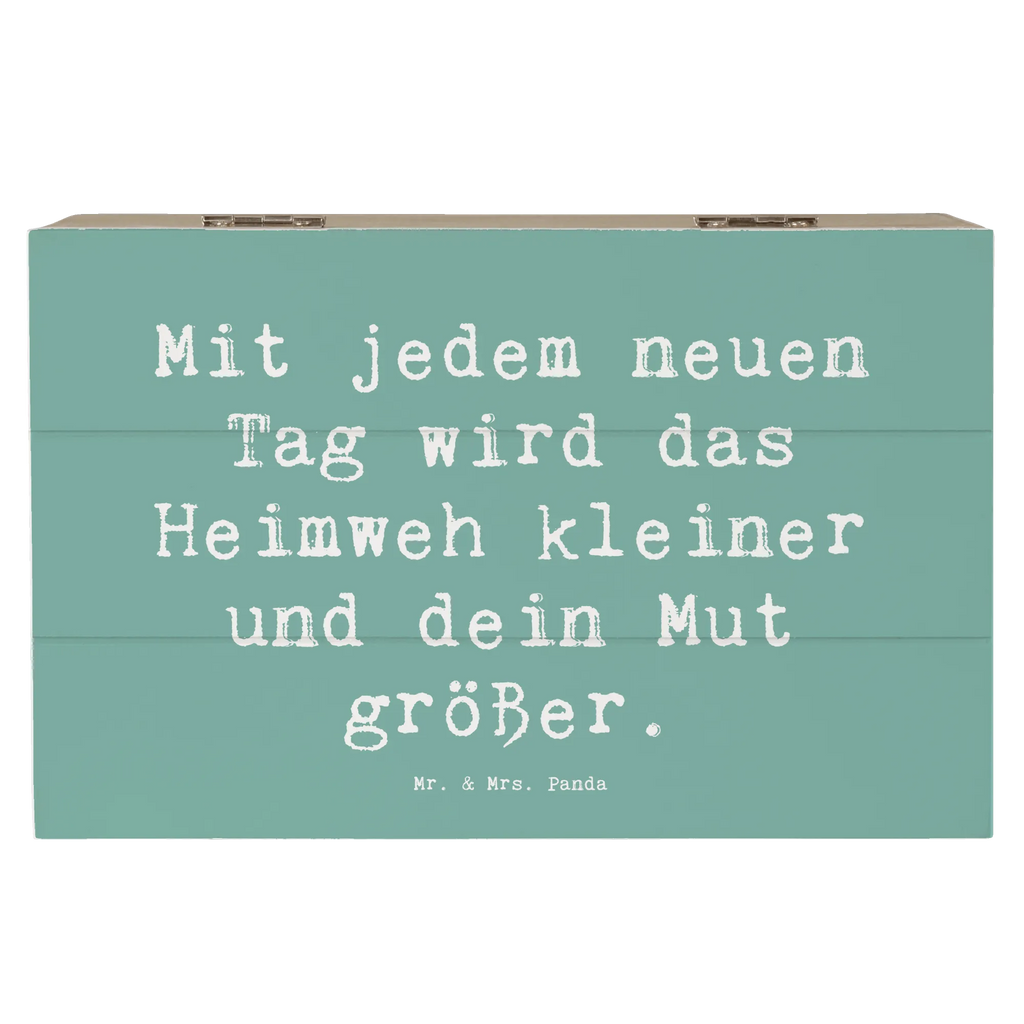 Holzkiste Spruch Heimweh überwinden Mut Dekokiste, Erinnerungsbox, Holzkiste, Erinnerungskiste, Schatzkiste, Aufbewahrungsbox, Schatulle, Truhe, Kiste, Geschenkdose, Geschenkbox, XXL