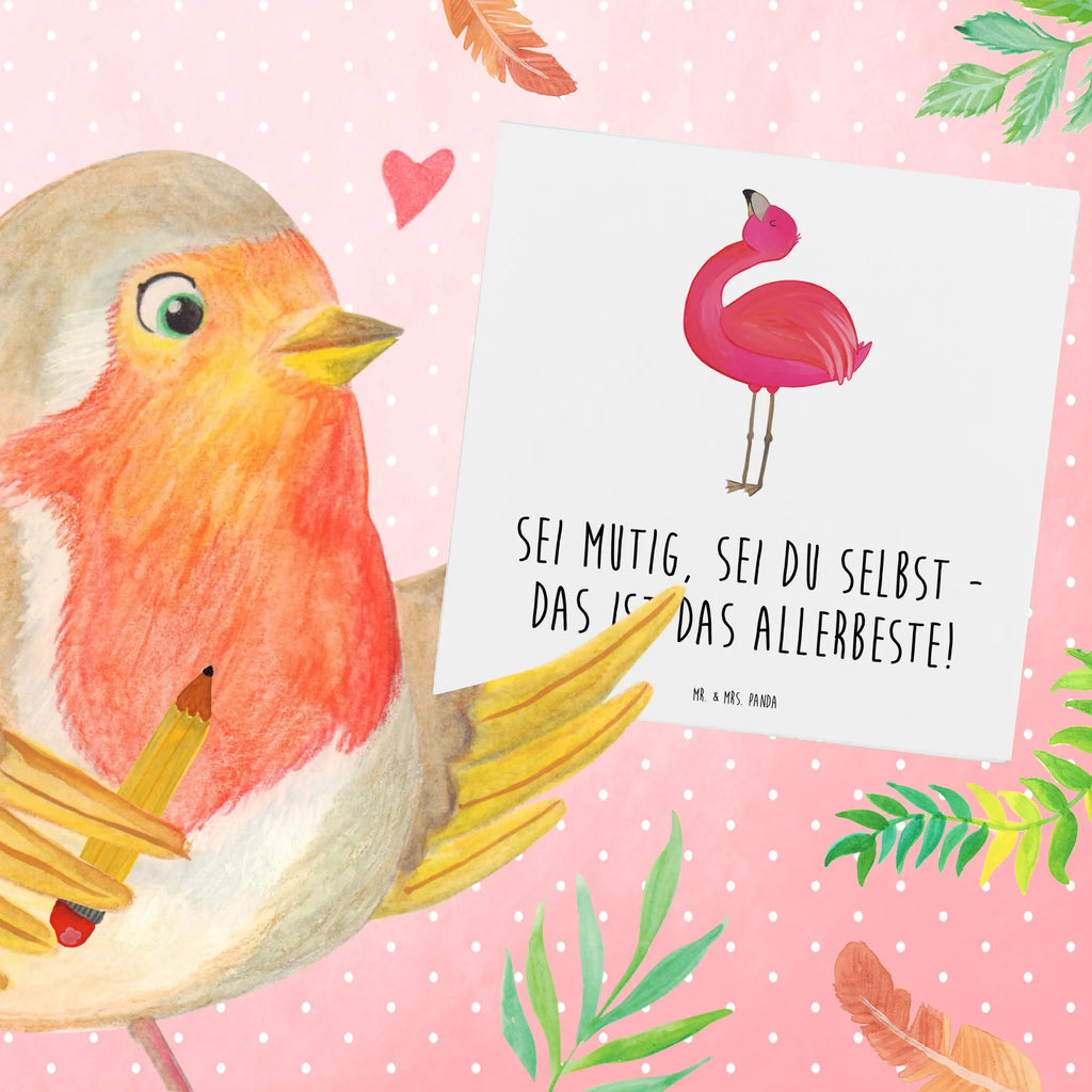Deluxe Karte Mutig zu sich selbst stehen Glückwunschkarte, Geburtstagskarte, Grußkarte, Klappkarte, Karte, Hochwertige Grußkarte, Hochzeitskarte, Einladungskarte, Hochwertige Klappkarte