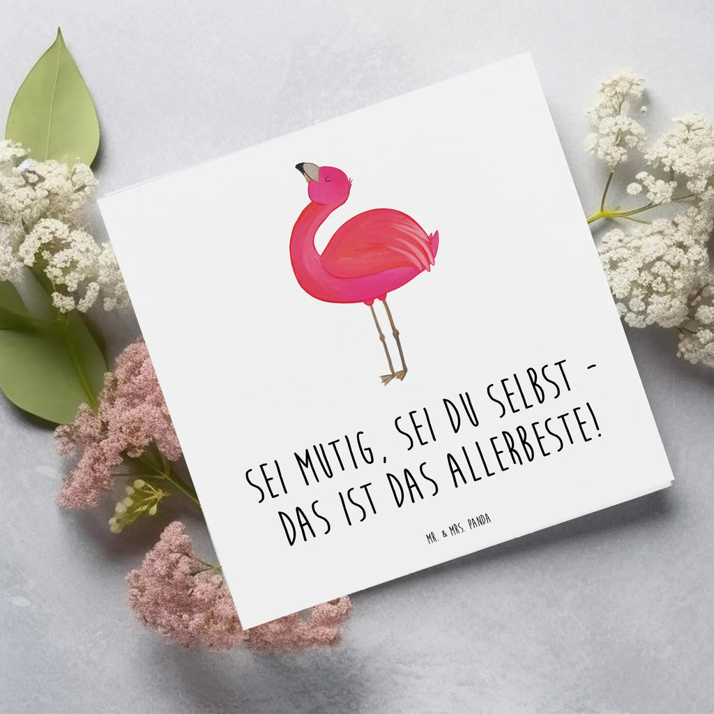 Deluxe Karte Mutig zu sich selbst stehen Glückwunschkarte, Geburtstagskarte, Grußkarte, Klappkarte, Karte, Hochwertige Grußkarte, Hochzeitskarte, Einladungskarte, Hochwertige Klappkarte