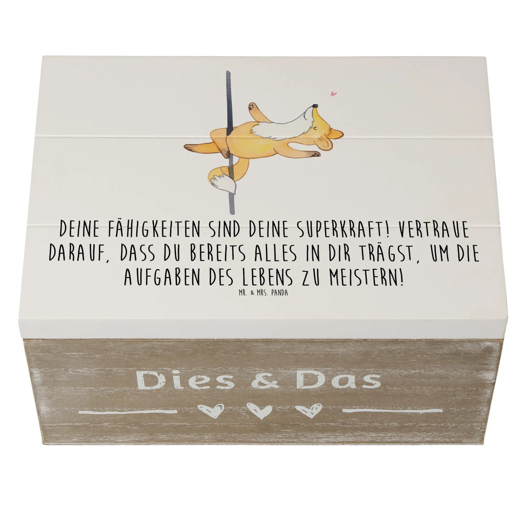 Wooden chest Deine Fähigkeiten sind deine Superkraft! Vertraue darauf, dass du bereits alles in dir trägst, um die Aufgaben des Lebens zu meistern! Geschenkdose, Erinnerungskiste, Erinnerungsbox, Geschenkbox, Holzkiste, Dekokiste, Schatzkiste, Schatulle, Kiste, Truhe, Aufbewahrungsbox, XXL