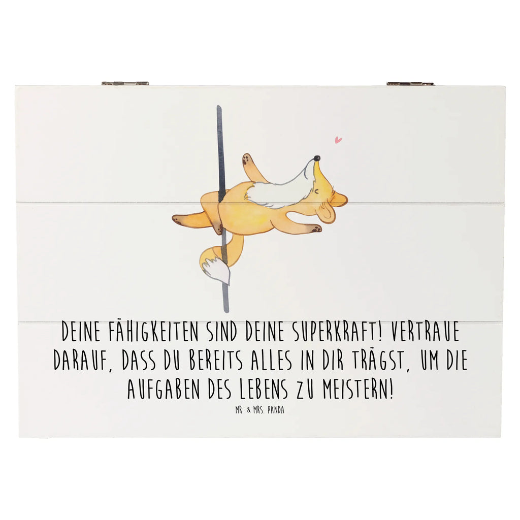 Wooden chest Deine Fähigkeiten sind deine Superkraft! Vertraue darauf, dass du bereits alles in dir trägst, um die Aufgaben des Lebens zu meistern! Geschenkdose, Erinnerungskiste, Erinnerungsbox, Geschenkbox, Holzkiste, Dekokiste, Schatzkiste, Schatulle, Kiste, Truhe, Aufbewahrungsbox, XXL