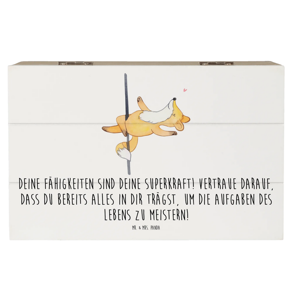 Wooden chest Deine Fähigkeiten sind deine Superkraft! Vertraue darauf, dass du bereits alles in dir trägst, um die Aufgaben des Lebens zu meistern! Geschenkdose, Erinnerungskiste, Erinnerungsbox, Geschenkbox, Holzkiste, Dekokiste, Schatzkiste, Schatulle, Kiste, Truhe, Aufbewahrungsbox, XXL