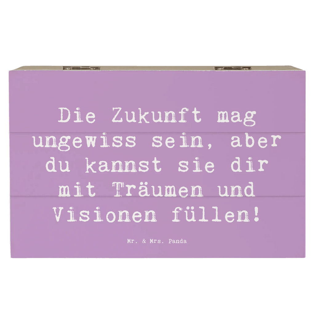 Holzkiste Spruch Zukunftsplanung Ungewissheit annehmen Erinnerungskiste, Schatulle, XXL, Aufbewahrungsbox, Erinnerungsbox, Holzkiste, Schatzkiste, Geschenkdose, Truhe, Kiste, Geschenkbox, Dekokiste