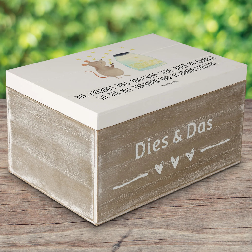 Wooden chest Die Zukunft mag ungewiss sein, aber du kannst sie dir mit Träumen und Visionen füllen! Truhe, XXL, Erinnerungsbox, Schatzkiste, Schatulle, Geschenkdose, Kiste, Geschenkbox, Erinnerungskiste, Holzkiste, Aufbewahrungsbox, Dekokiste