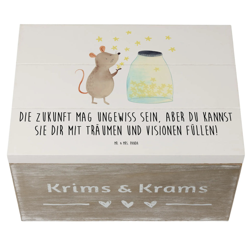 Wooden chest Die Zukunft mag ungewiss sein, aber du kannst sie dir mit Träumen und Visionen füllen! Truhe, XXL, Erinnerungsbox, Schatzkiste, Schatulle, Geschenkdose, Kiste, Geschenkbox, Erinnerungskiste, Holzkiste, Aufbewahrungsbox, Dekokiste