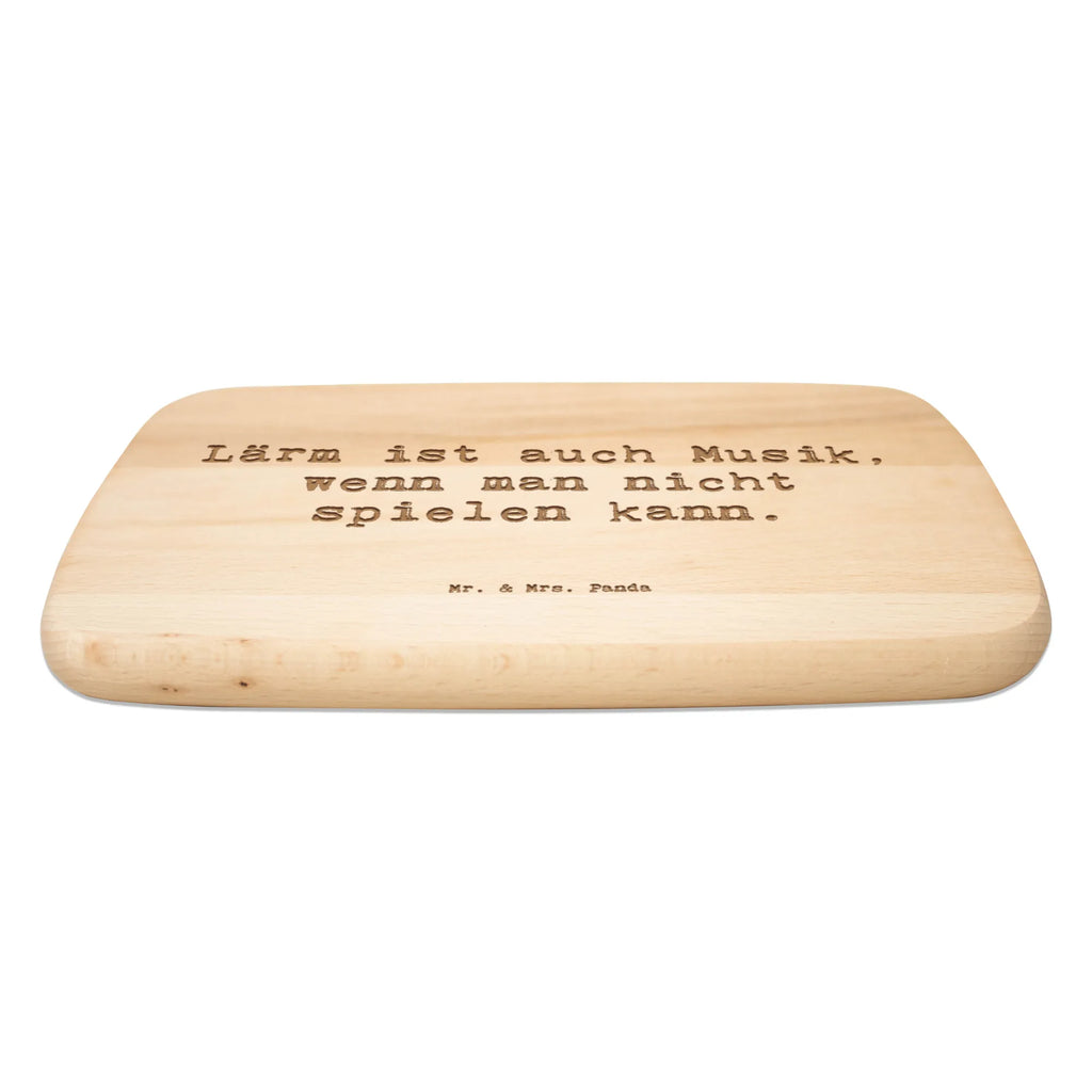 Serving board Saying Lärm ist auch Musik, wenn man nicht spielen kann. cutting board, Board, breakfast board, Instruments, gifts for musicians, music enthusiasts