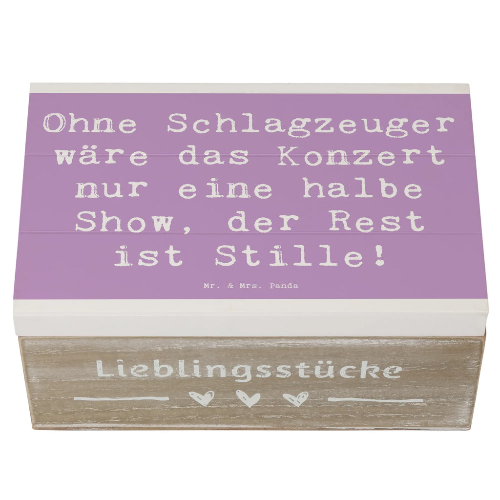 Holzkiste Spruch Schlagzeug Konzert Schatulle, Erinnerungskiste, Geschenkbox, Truhe, Schatzkiste, Holzkiste, XXL, Geschenkdose, Kiste, Aufbewahrungsbox, Erinnerungsbox, Dekokiste, Instrumente, Geschenke Musiker, Musikliebhaber
