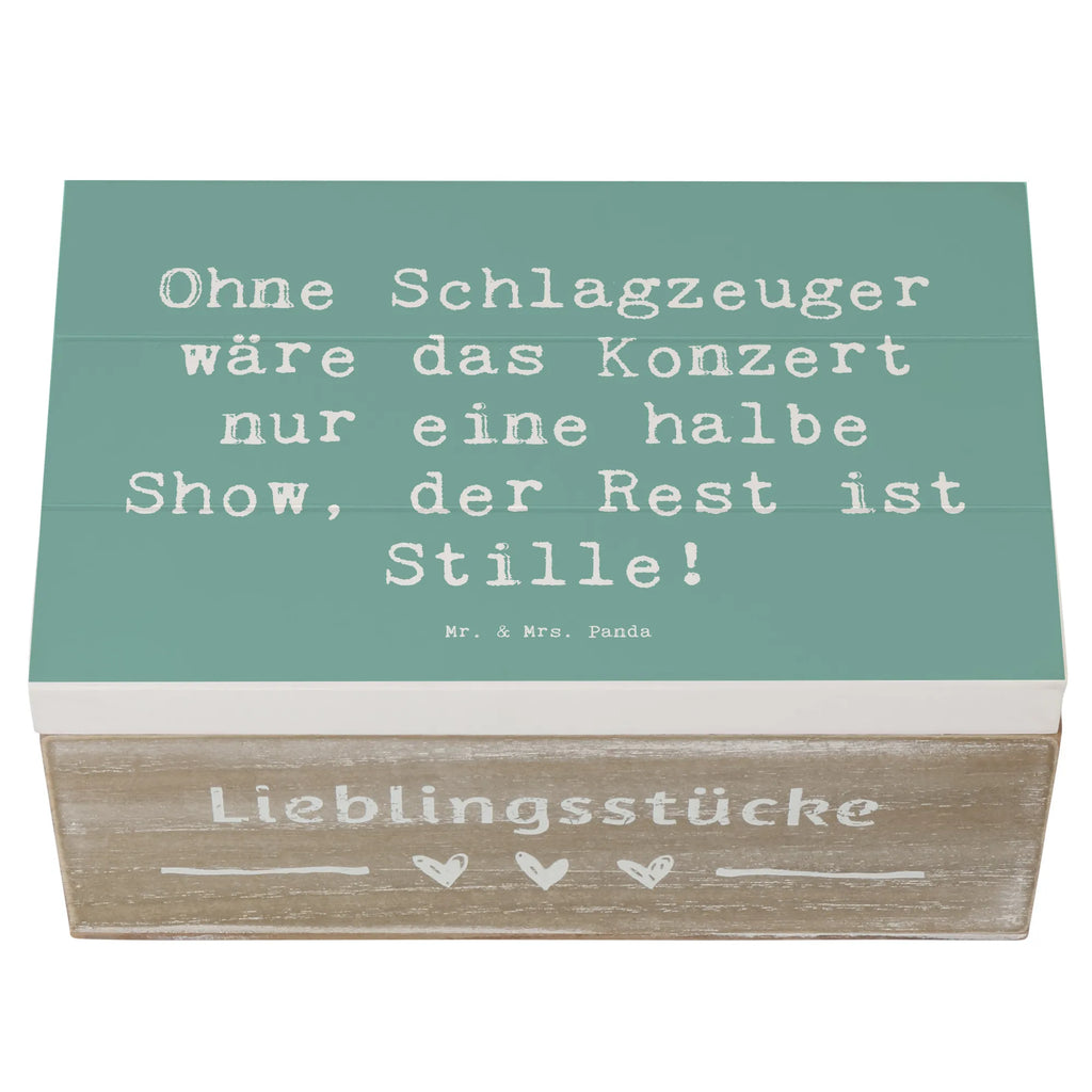 Holzkiste Spruch Schlagzeug Konzert Schatulle, Erinnerungskiste, Geschenkbox, Truhe, Schatzkiste, Holzkiste, XXL, Geschenkdose, Kiste, Aufbewahrungsbox, Erinnerungsbox, Dekokiste, Instrumente, Geschenke Musiker, Musikliebhaber