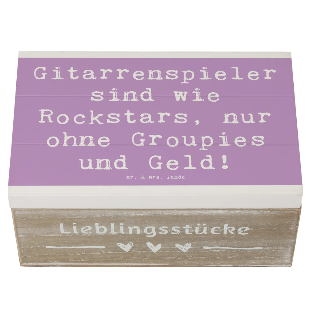 Holzkiste Spruch Gitarre Helden Dekokiste, Kiste, Erinnerungskiste, Geschenkbox, Aufbewahrungsbox, XXL, Erinnerungsbox, Schatzkiste, Schatulle, Holzkiste, Truhe, Geschenkdose, Instrumente, Geschenke Musiker, Musikliebhaber