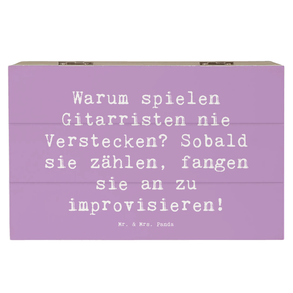 Holzkiste Spruch Gitarre Improvisation Schatzkiste, Truhe, Erinnerungskiste, Geschenkbox, Holzkiste, Erinnerungsbox, XXL, Kiste, Dekokiste, Schatulle, Aufbewahrungsbox, Geschenkdose, Instrumente, Geschenke Musiker, Musikliebhaber