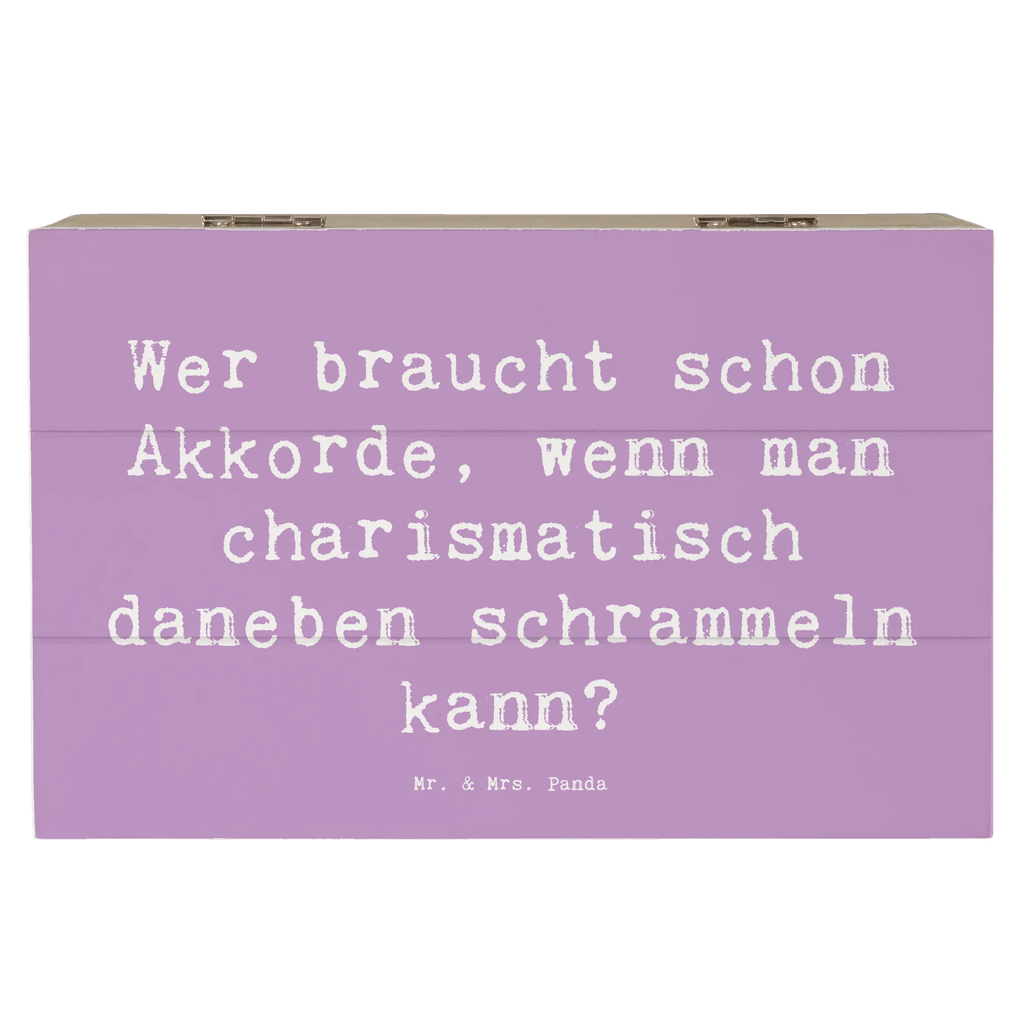 Holzkiste Spruch Charisma Gitarre Erinnerungsbox, Holzkiste, Geschenkbox, Erinnerungskiste, Truhe, Dekokiste, Schatulle, Geschenkdose, Aufbewahrungsbox, Kiste, Schatzkiste, XXL, Instrumente, Geschenke Musiker, Musikliebhaber