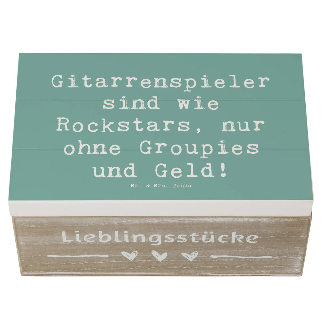 Holzkiste Spruch Gitarre Helden Dekokiste, Kiste, Erinnerungskiste, Geschenkbox, Aufbewahrungsbox, XXL, Erinnerungsbox, Schatzkiste, Schatulle, Holzkiste, Truhe, Geschenkdose, Instrumente, Geschenke Musiker, Musikliebhaber