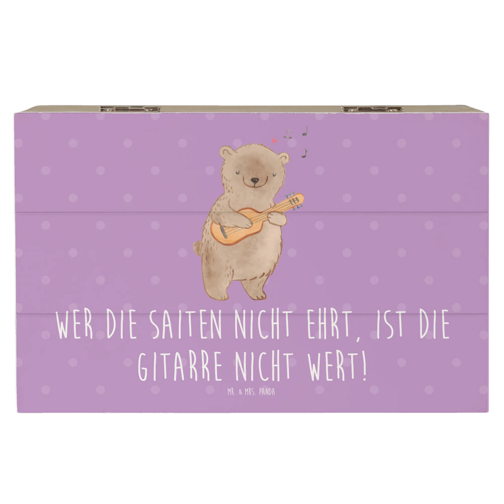 Holzkiste Gitarre Wert XXL, Kiste, Erinnerungsbox, Schatulle, Aufbewahrungsbox, Schatzkiste, Holzkiste, Geschenkbox, Erinnerungskiste, Geschenkdose, Dekokiste, Truhe, Instrumente, Geschenke Musiker, Musikliebhaber