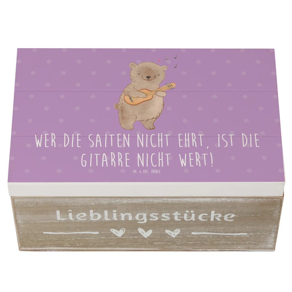 Holzkiste Gitarre Wert XXL, Kiste, Erinnerungsbox, Schatulle, Aufbewahrungsbox, Schatzkiste, Holzkiste, Geschenkbox, Erinnerungskiste, Geschenkdose, Dekokiste, Truhe, Instrumente, Geschenke Musiker, Musikliebhaber