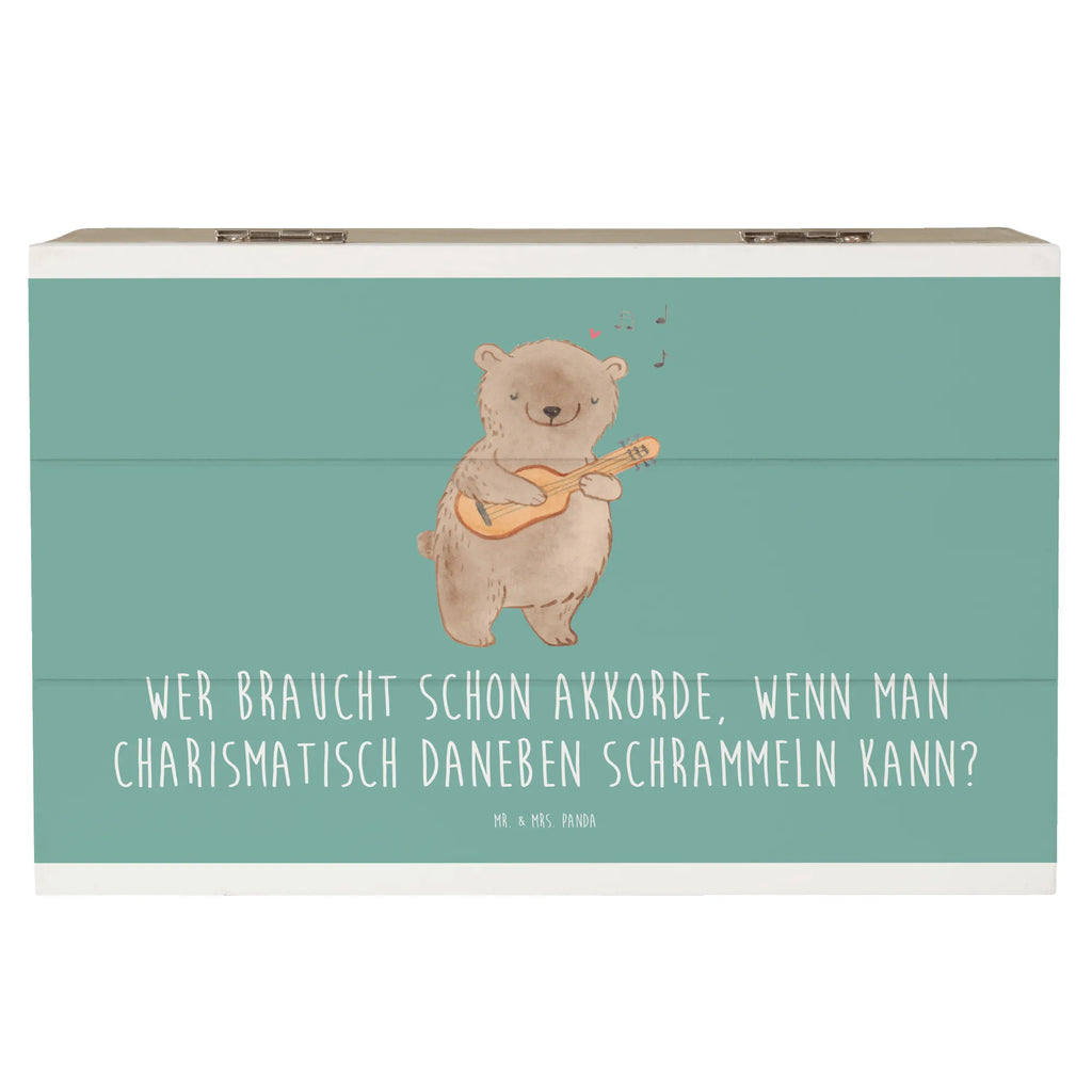 Holzkiste Charisma Gitarre Schatulle, Geschenkdose, Erinnerungskiste, Schatzkiste, Holzkiste, Dekokiste, Kiste, Truhe, Geschenkbox, Erinnerungsbox, XXL, Aufbewahrungsbox, Instrumente, Geschenke Musiker, Musikliebhaber