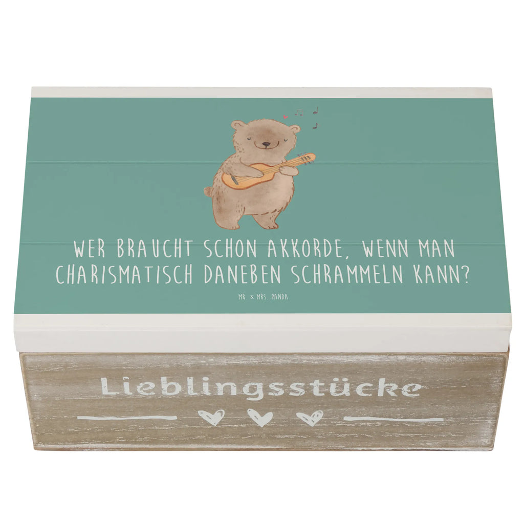 Holzkiste Charisma Gitarre Schatulle, Geschenkdose, Erinnerungskiste, Schatzkiste, Holzkiste, Dekokiste, Kiste, Truhe, Geschenkbox, Erinnerungsbox, XXL, Aufbewahrungsbox, Instrumente, Geschenke Musiker, Musikliebhaber