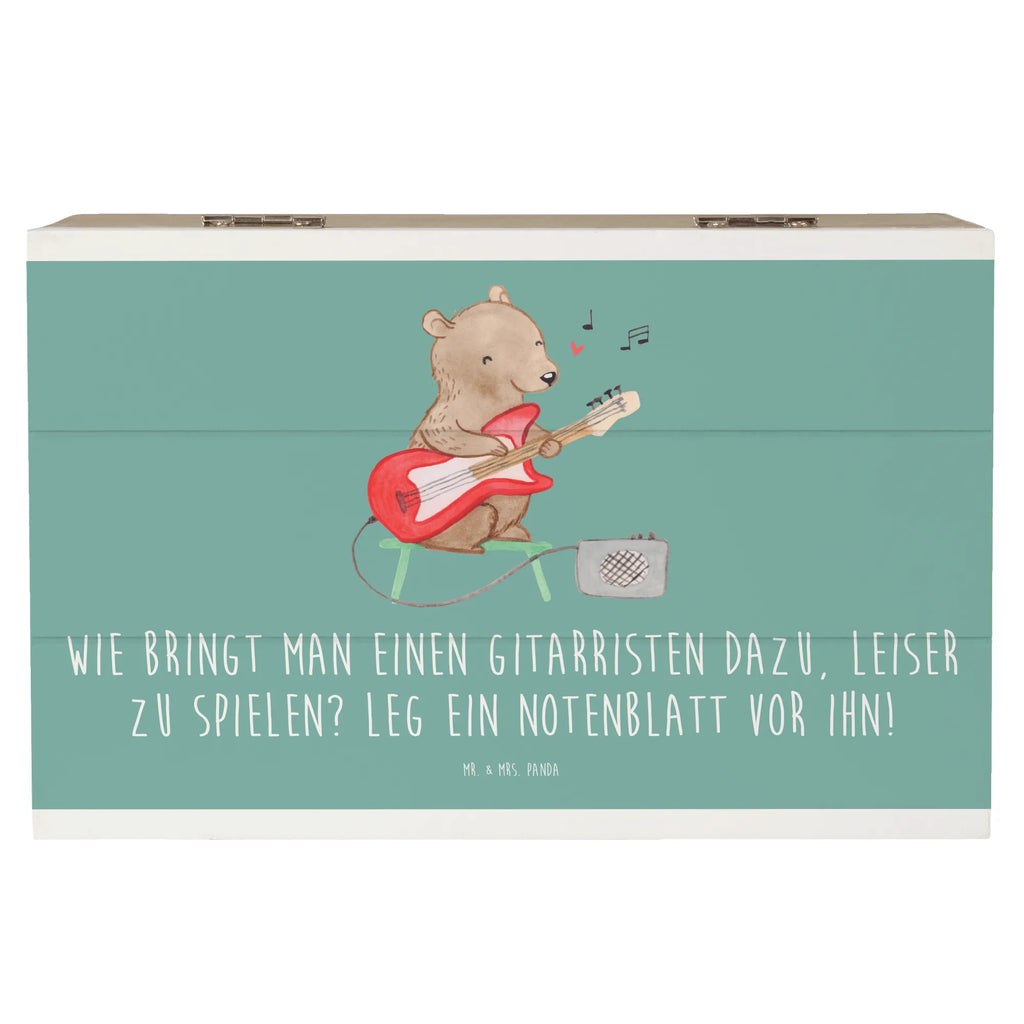 Wooden chest Wie bringt man einen Gitarristen dazu, leiser zu spielen? Leg ein Notenblatt vor ihn! Erinnerungskiste, Schatulle, Kiste, Truhe, Dekokiste, XXL, Erinnerungsbox, Schatzkiste, Geschenkdose, Geschenkbox, Holzkiste, Aufbewahrungsbox, Instrumente, Geschenke Musiker, Musikliebhaber