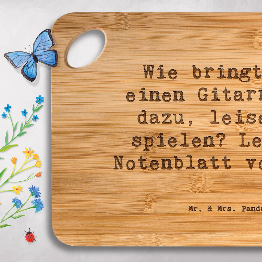 Hackbrett Spruch Gitarren Trick Hackbrett, Servierbrett, Holzbrettchen, Küchenbrett, Holzbrett, Schneidebrett, Brett, Frühstücksbrett, Instrumente, Geschenke Musiker, Musikliebhaber