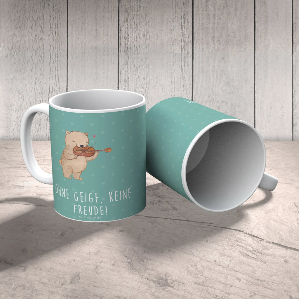 Mug Ohne Geige, keine Freude! Bürotasse, Kaffeetasse, Tasse, Geschenktasse, Teetasse, Tasse mit Motiven, Tasse mit Zitaten, Keramiktasse, Porzellantasse, Instrumente, Geschenke Musiker, Musikliebhaber