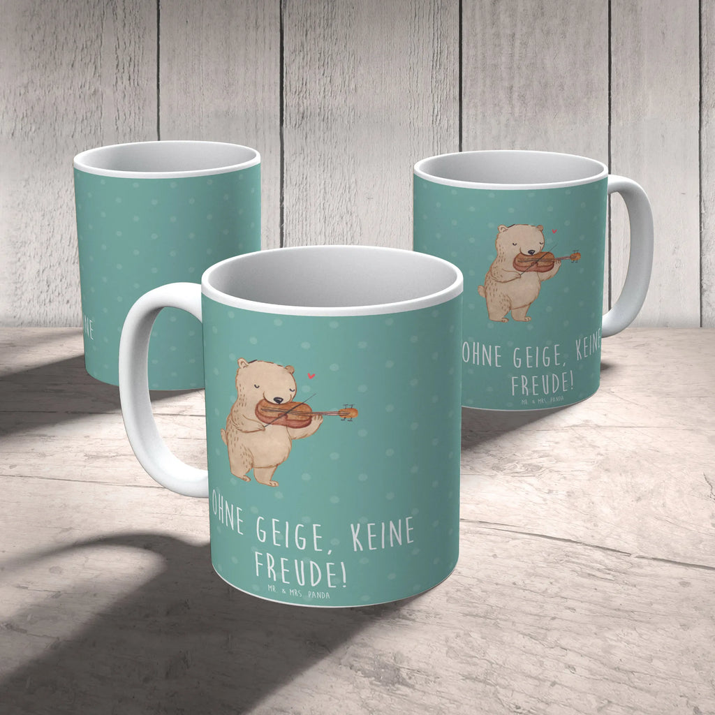 Mug Ohne Geige, keine Freude! Bürotasse, Kaffeetasse, Tasse, Geschenktasse, Teetasse, Tasse mit Motiven, Tasse mit Zitaten, Keramiktasse, Porzellantasse, Instrumente, Geschenke Musiker, Musikliebhaber