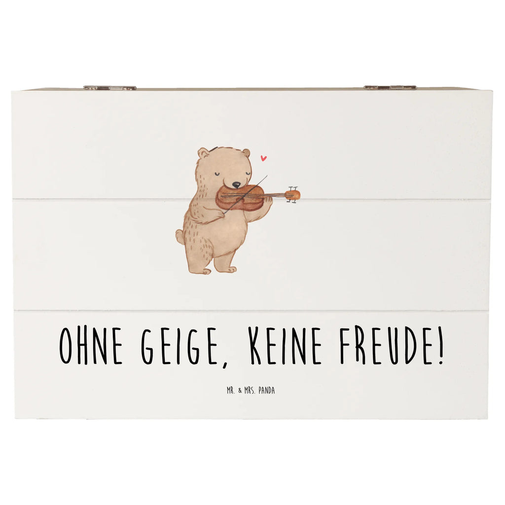 Holzkiste Geige Freude Kiste, XXL, Schatulle, Holzkiste, Truhe, Erinnerungsbox, Schatzkiste, Dekokiste, Aufbewahrungsbox, Geschenkbox, Geschenkdose, Erinnerungskiste, Instrumente, Geschenke Musiker, Musikliebhaber