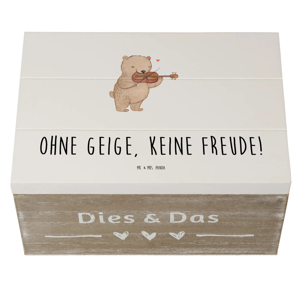 Holzkiste Geige Freude Kiste, XXL, Schatulle, Holzkiste, Truhe, Erinnerungsbox, Schatzkiste, Dekokiste, Aufbewahrungsbox, Geschenkbox, Geschenkdose, Erinnerungskiste, Instrumente, Geschenke Musiker, Musikliebhaber