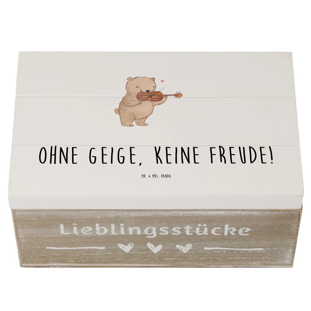 Holzkiste Geige Freude Kiste, XXL, Schatulle, Holzkiste, Truhe, Erinnerungsbox, Schatzkiste, Dekokiste, Aufbewahrungsbox, Geschenkbox, Geschenkdose, Erinnerungskiste, Instrumente, Geschenke Musiker, Musikliebhaber