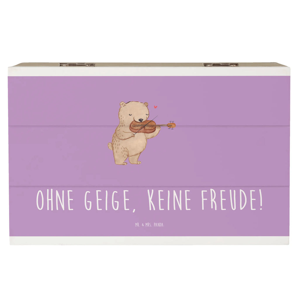 Holzkiste Geige Freude Kiste, XXL, Schatulle, Holzkiste, Truhe, Erinnerungsbox, Schatzkiste, Dekokiste, Aufbewahrungsbox, Geschenkbox, Geschenkdose, Erinnerungskiste, Instrumente, Geschenke Musiker, Musikliebhaber