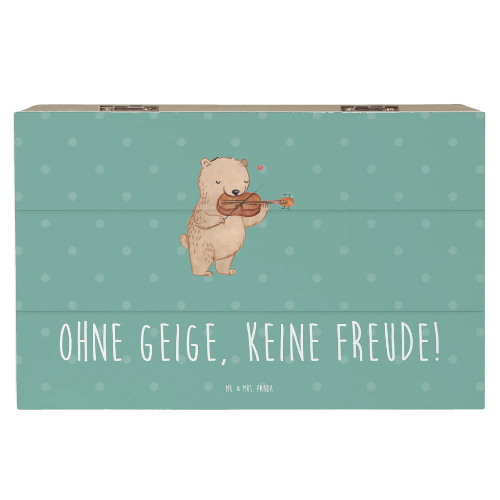 Holzkiste Geige Freude Kiste, XXL, Schatulle, Holzkiste, Truhe, Erinnerungsbox, Schatzkiste, Dekokiste, Aufbewahrungsbox, Geschenkbox, Geschenkdose, Erinnerungskiste, Instrumente, Geschenke Musiker, Musikliebhaber