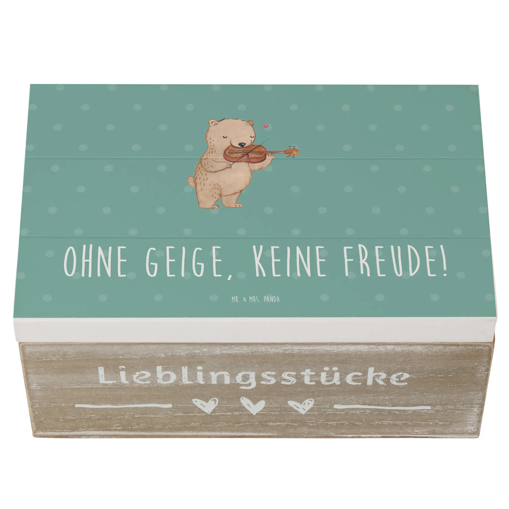 Holzkiste Geige Freude Kiste, XXL, Schatulle, Holzkiste, Truhe, Erinnerungsbox, Schatzkiste, Dekokiste, Aufbewahrungsbox, Geschenkbox, Geschenkdose, Erinnerungskiste, Instrumente, Geschenke Musiker, Musikliebhaber