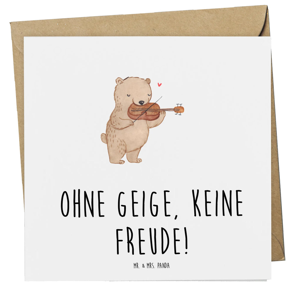 Deluxe Karte Geige Freude Karte, Geburtstagskarte, Hochwertige Grußkarte, Klappkarte, Einladungskarte, Grußkarte, Hochzeitskarte, Glückwunschkarte, Hochwertige Klappkarte, Instrumente, Geschenke Musiker, Musikliebhaber