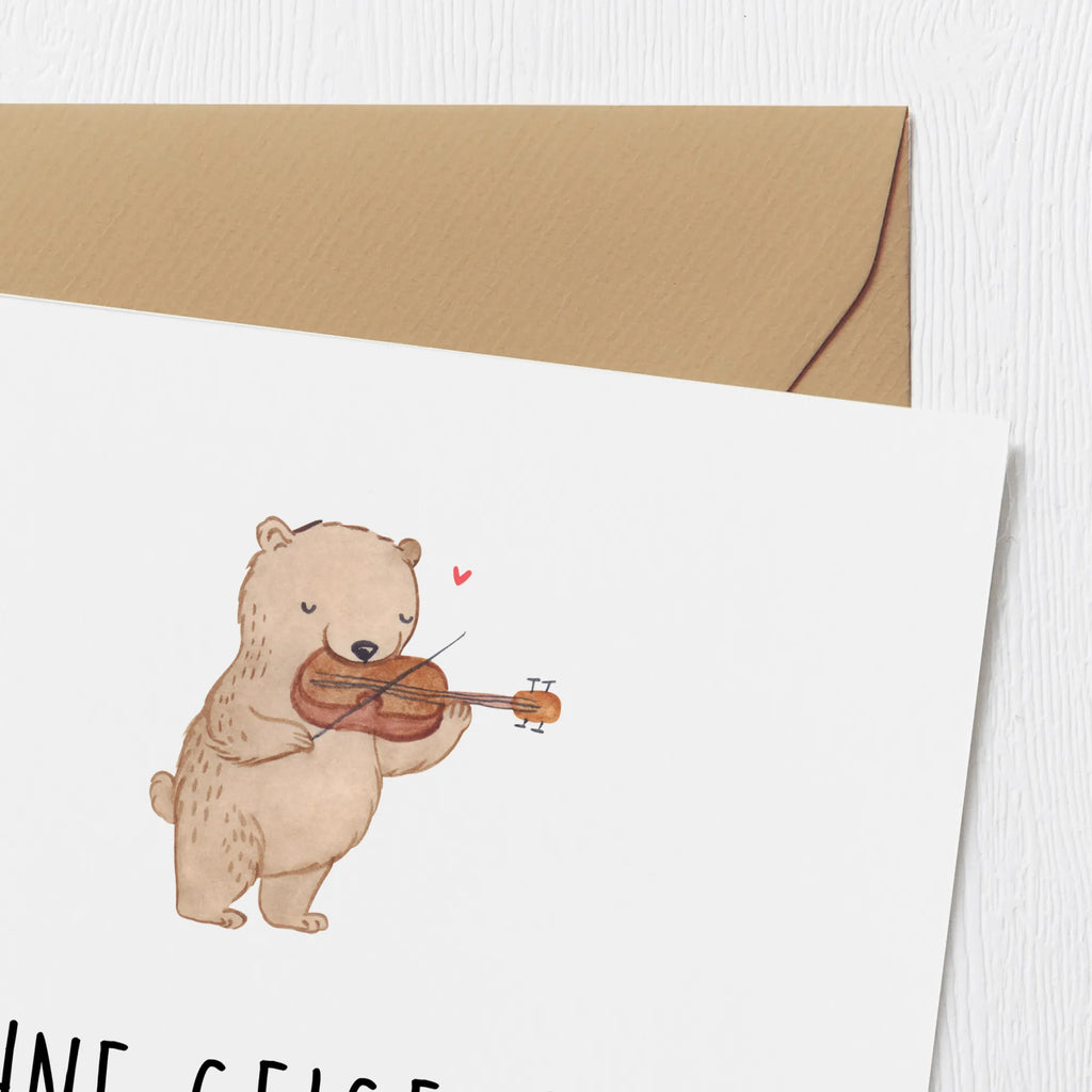 Deluxe Karte Geige Freude Karte, Geburtstagskarte, Hochwertige Grußkarte, Klappkarte, Einladungskarte, Grußkarte, Hochzeitskarte, Glückwunschkarte, Hochwertige Klappkarte, Instrumente, Geschenke Musiker, Musikliebhaber