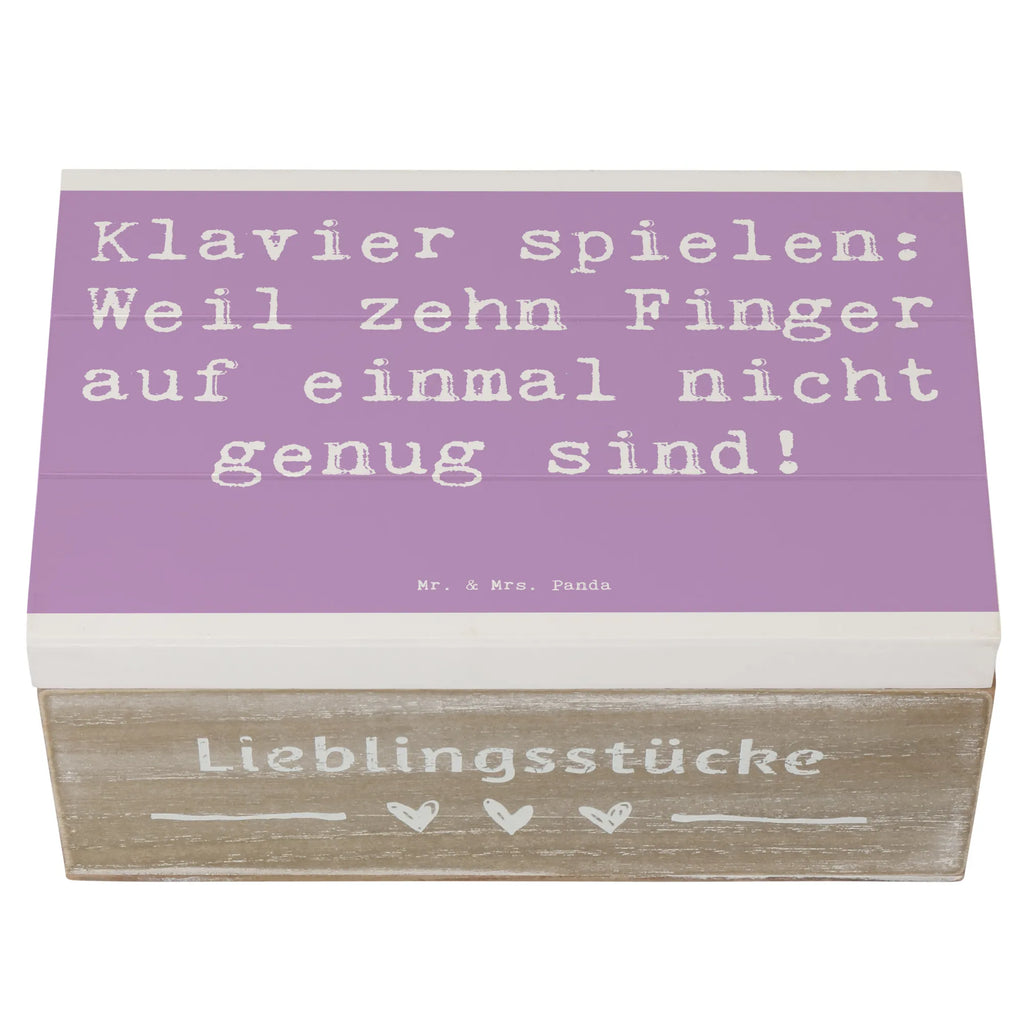 Holzkiste Spruch Klavier Magie Dekokiste, Aufbewahrungsbox, Erinnerungskiste, Kiste, Truhe, Schatulle, Geschenkbox, Holzkiste, Schatzkiste, XXL, Geschenkdose, Erinnerungsbox, Instrumente, Geschenke Musiker, Musikliebhaber