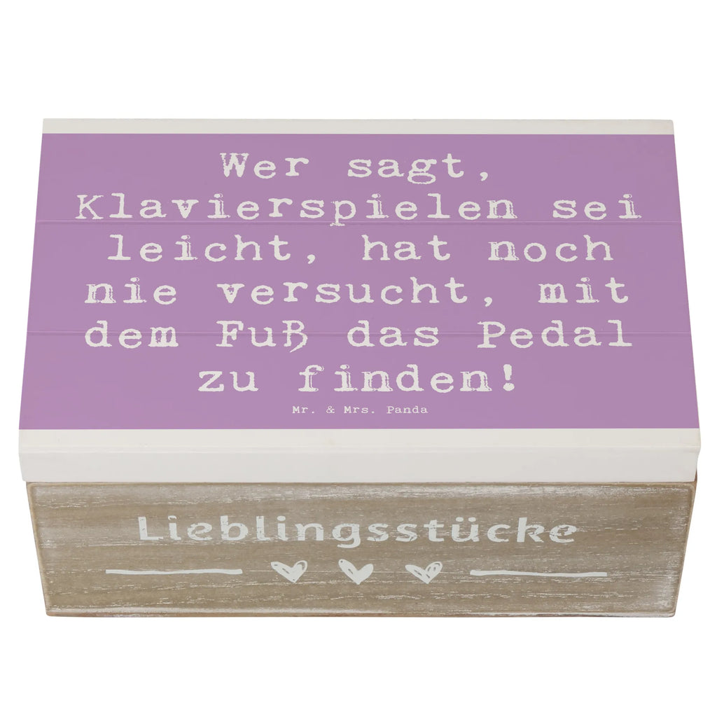 Wooden chest Saying Wer sagt, Klavierspielen sei leicht, hat noch nie versucht, mit dem Fuß das Pedal zu finden! Geschenkbox, Dekokiste, Erinnerungskiste, Kiste, Erinnerungsbox, Geschenkdose, XXL, Truhe, Schatulle, Schatzkiste, Aufbewahrungsbox, Holzkiste, Instrumente, Geschenke Musiker, Musikliebhaber