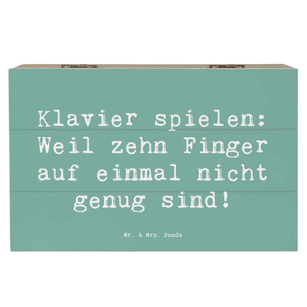 Holzkiste Spruch Klavier Magie Dekokiste, Aufbewahrungsbox, Erinnerungskiste, Kiste, Truhe, Schatulle, Geschenkbox, Holzkiste, Schatzkiste, XXL, Geschenkdose, Erinnerungsbox, Instrumente, Geschenke Musiker, Musikliebhaber