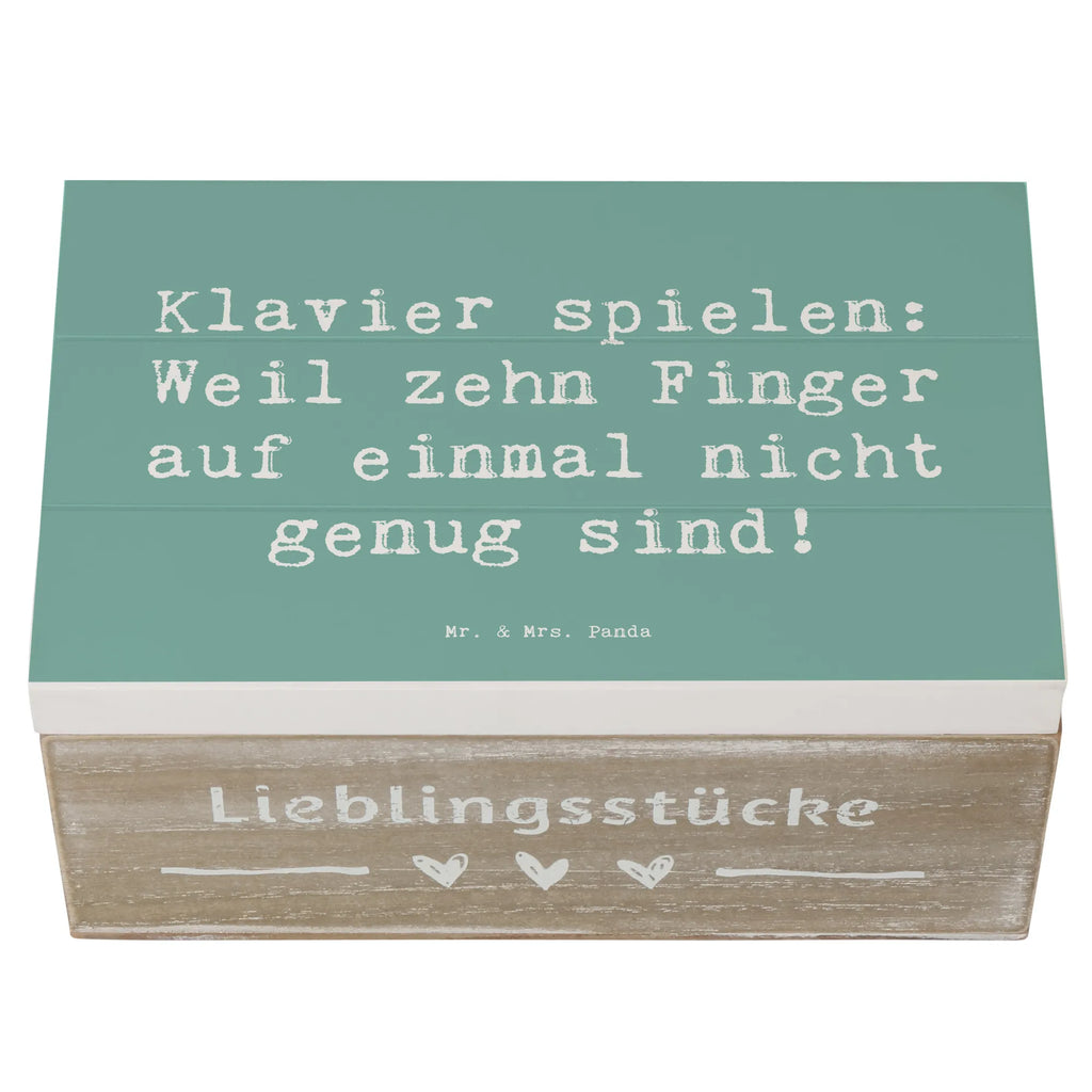 Holzkiste Spruch Klavier Magie Dekokiste, Aufbewahrungsbox, Erinnerungskiste, Kiste, Truhe, Schatulle, Geschenkbox, Holzkiste, Schatzkiste, XXL, Geschenkdose, Erinnerungsbox, Instrumente, Geschenke Musiker, Musikliebhaber