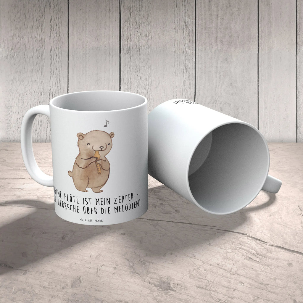 Tasse Flötenzauber Porzellantasse, Teetasse, Tasse, Tasse mit Zitaten, Bürotasse, Tasse mit Motiven, Kaffeetasse, Geschenktasse, Keramiktasse, Instrumente, Geschenke Musiker, Musikliebhaber