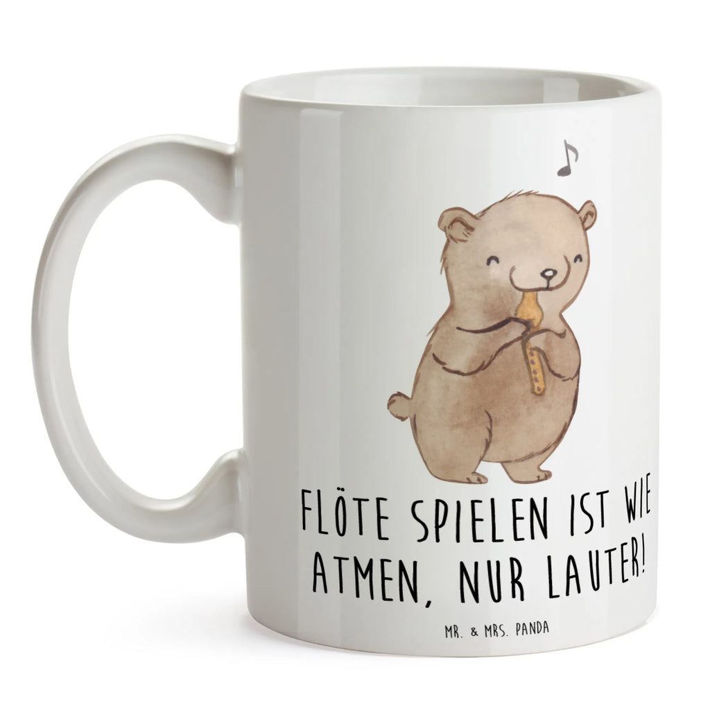 Tasse Flöte Atem Geschenktasse, Keramiktasse, Tasse, Tasse mit Zitaten, Porzellantasse, Kaffeetasse, Bürotasse, Tasse mit Motiven, Teetasse, Instrumente, Geschenke Musiker, Musikliebhaber