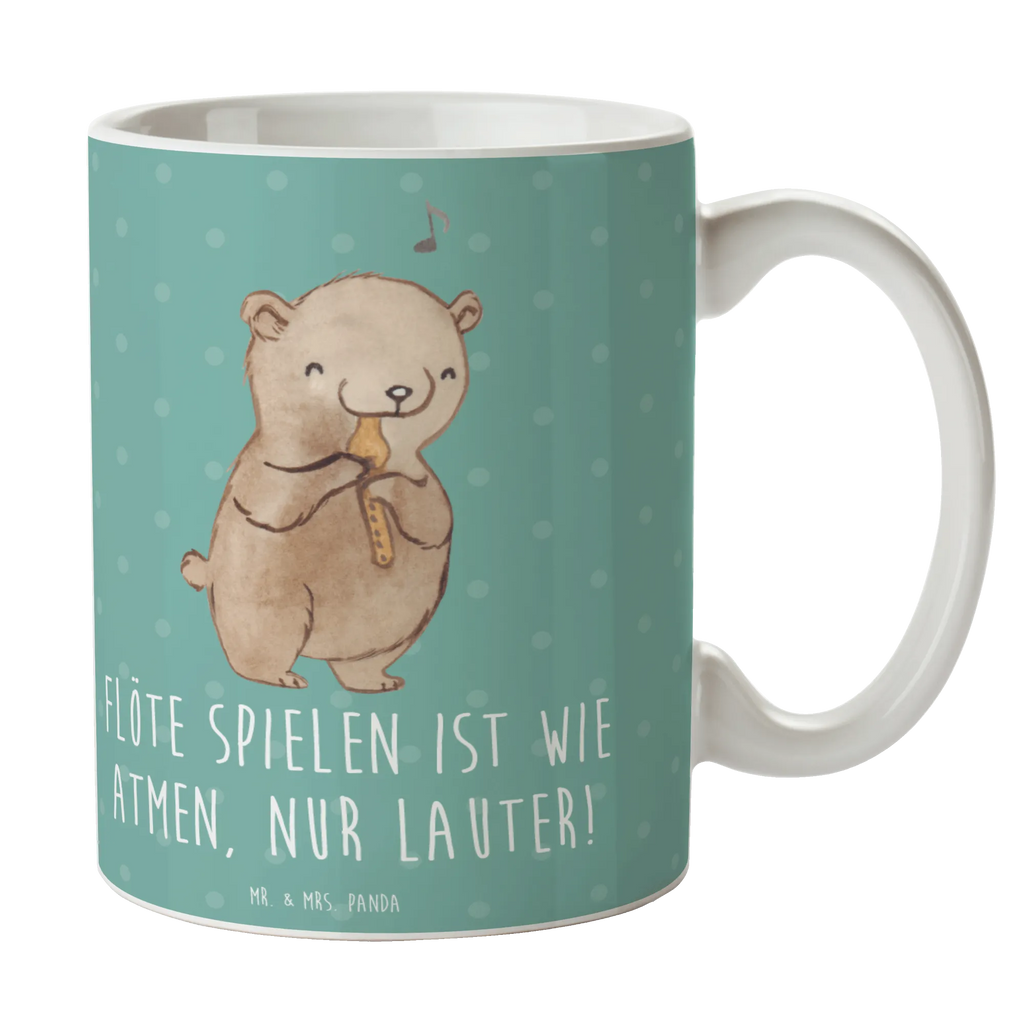 Tasse Flöte Atem Geschenktasse, Keramiktasse, Tasse, Tasse mit Zitaten, Porzellantasse, Kaffeetasse, Bürotasse, Tasse mit Motiven, Teetasse, Instrumente, Geschenke Musiker, Musikliebhaber