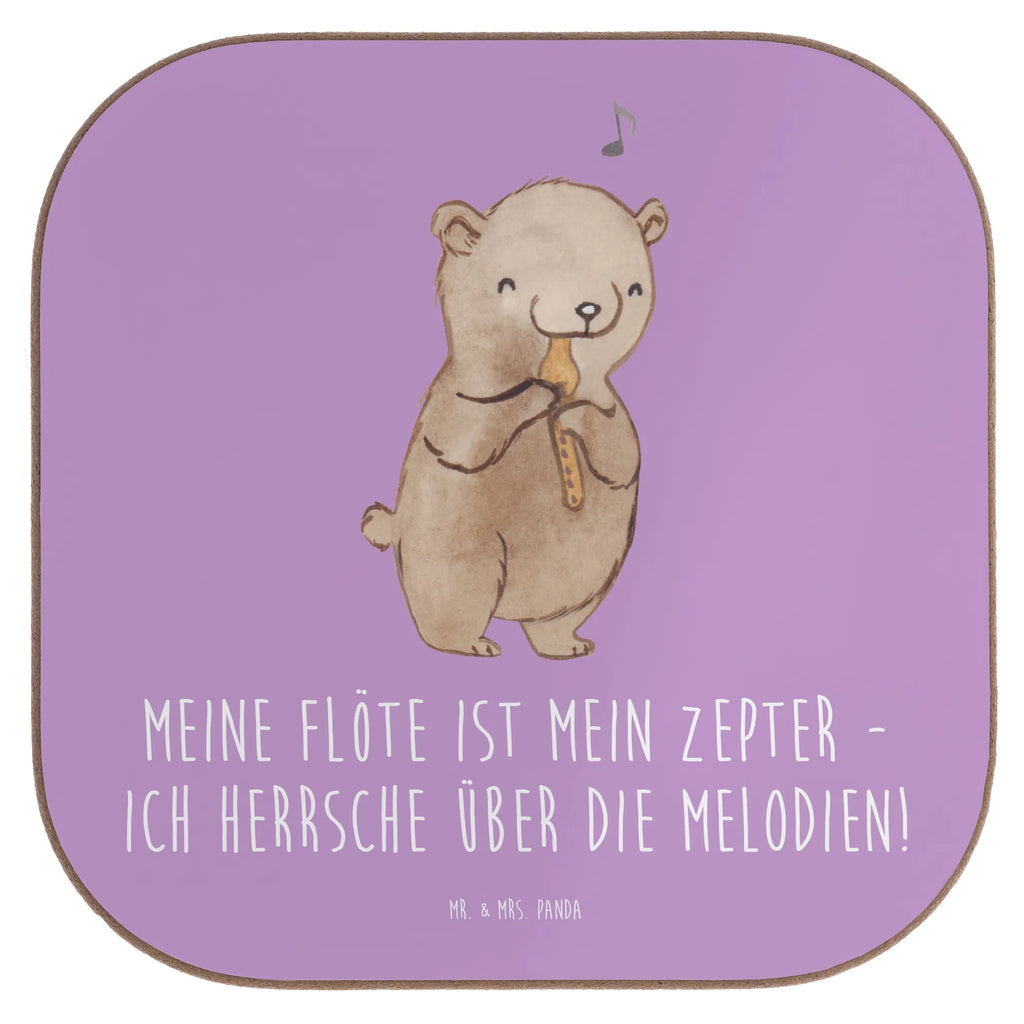 Square coaster Meine Flöte ist mein Zepter - ich herrsche über die Melodien! Untersetzer für Gläser, Untersetzer aus Holz, Untersetzer Holz, Holzuntersetzer, Tassen Untersetzer, Glasuntersetzer, Korkuntersetzer, Getränkeuntersetzer, Bierdeckel, Untersetzer, Untersetzer Design, Untersetzer Gläser, Instrumente, Geschenke Musiker, Musikliebhaber