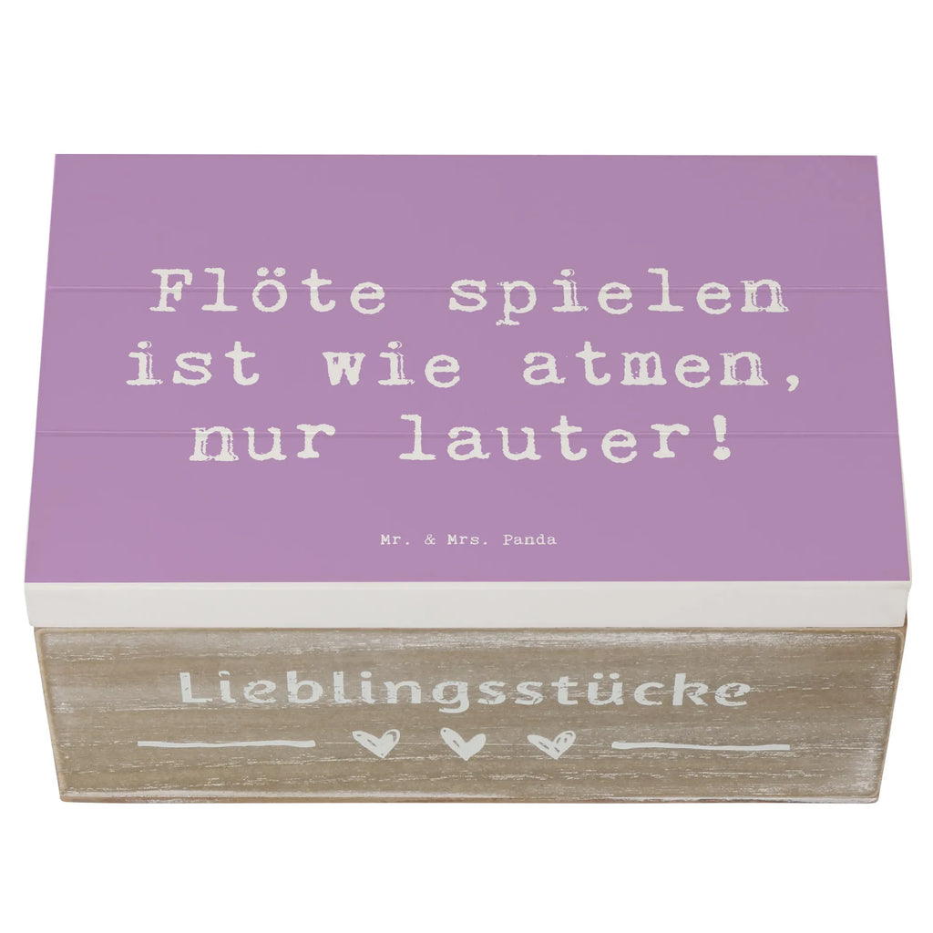 Holzkiste Spruch Flöte Atem Holzkiste, Geschenkdose, Aufbewahrungsbox, Schatzkiste, XXL, Geschenkbox, Kiste, Erinnerungsbox, Schatulle, Erinnerungskiste, Dekokiste, Truhe, Instrumente, Geschenke Musiker, Musikliebhaber