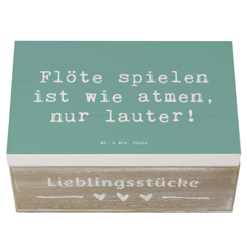 Holzkiste Spruch Flöte Atem Holzkiste, Geschenkdose, Aufbewahrungsbox, Schatzkiste, XXL, Geschenkbox, Kiste, Erinnerungsbox, Schatulle, Erinnerungskiste, Dekokiste, Truhe, Instrumente, Geschenke Musiker, Musikliebhaber