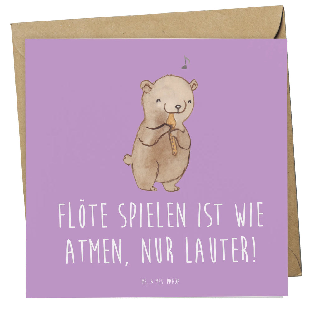 Deluxe Karte Flöte Atem Karte, Geburtstagskarte, Hochwertige Klappkarte, Klappkarte, Glückwunschkarte, Hochzeitskarte, Grußkarte, Hochwertige Grußkarte, Einladungskarte, Instrumente, Geschenke Musiker, Musikliebhaber