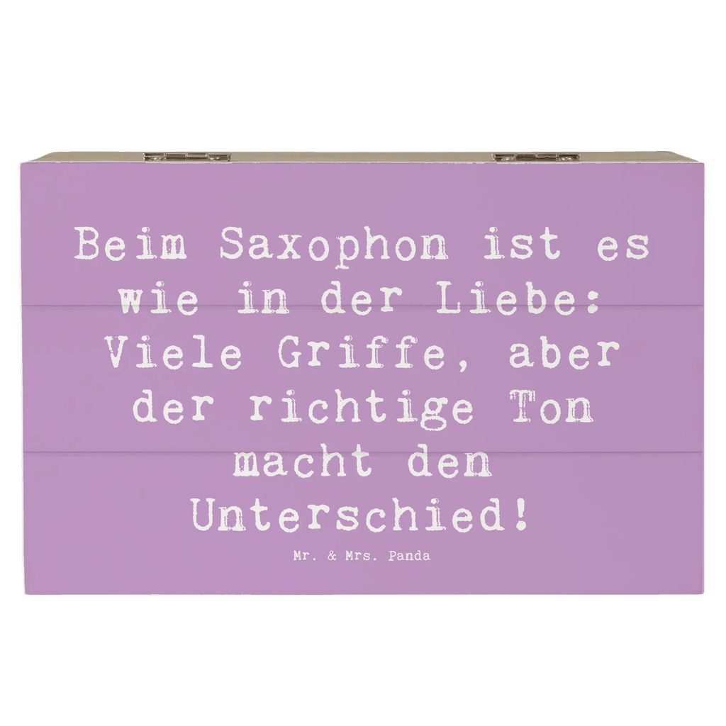 Holzkiste Spruch Saxophon Liebe Kiste, Holzkiste, XXL, Geschenkdose, Schatulle, Erinnerungsbox, Dekokiste, Schatzkiste, Geschenkbox, Aufbewahrungsbox, Erinnerungskiste, Truhe, Instrumente, Geschenke Musiker, Musikliebhaber