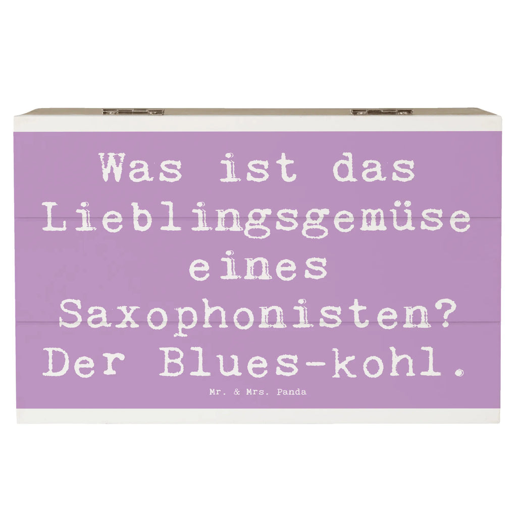 Holzkiste Spruch Saxophon Blues Holzkiste, Schatzkiste, Truhe, Dekokiste, Geschenkdose, Erinnerungsbox, Aufbewahrungsbox, XXL, Erinnerungskiste, Schatulle, Kiste, Geschenkbox, Instrumente, Geschenke Musiker, Musikliebhaber