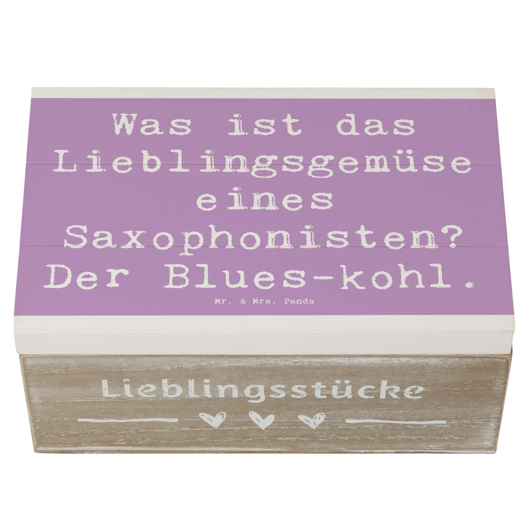 Holzkiste Spruch Saxophon Blues Holzkiste, Schatzkiste, Truhe, Dekokiste, Geschenkdose, Erinnerungsbox, Aufbewahrungsbox, XXL, Erinnerungskiste, Schatulle, Kiste, Geschenkbox, Instrumente, Geschenke Musiker, Musikliebhaber