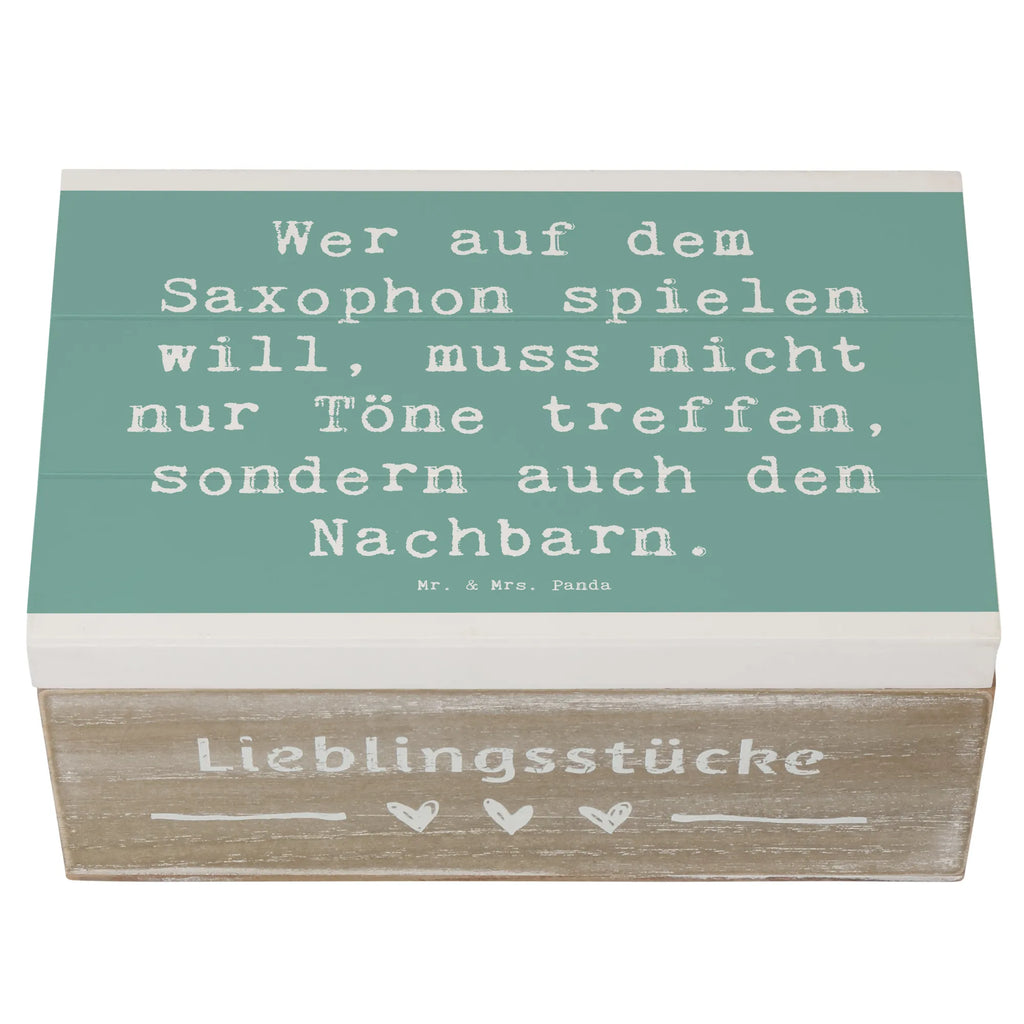 Holzkiste Spruch Saxophon Spieler XXL, Holzkiste, Geschenkbox, Erinnerungsbox, Kiste, Truhe, Aufbewahrungsbox, Schatulle, Schatzkiste, Dekokiste, Erinnerungskiste, Geschenkdose, Instrumente, Geschenke Musiker, Musikliebhaber