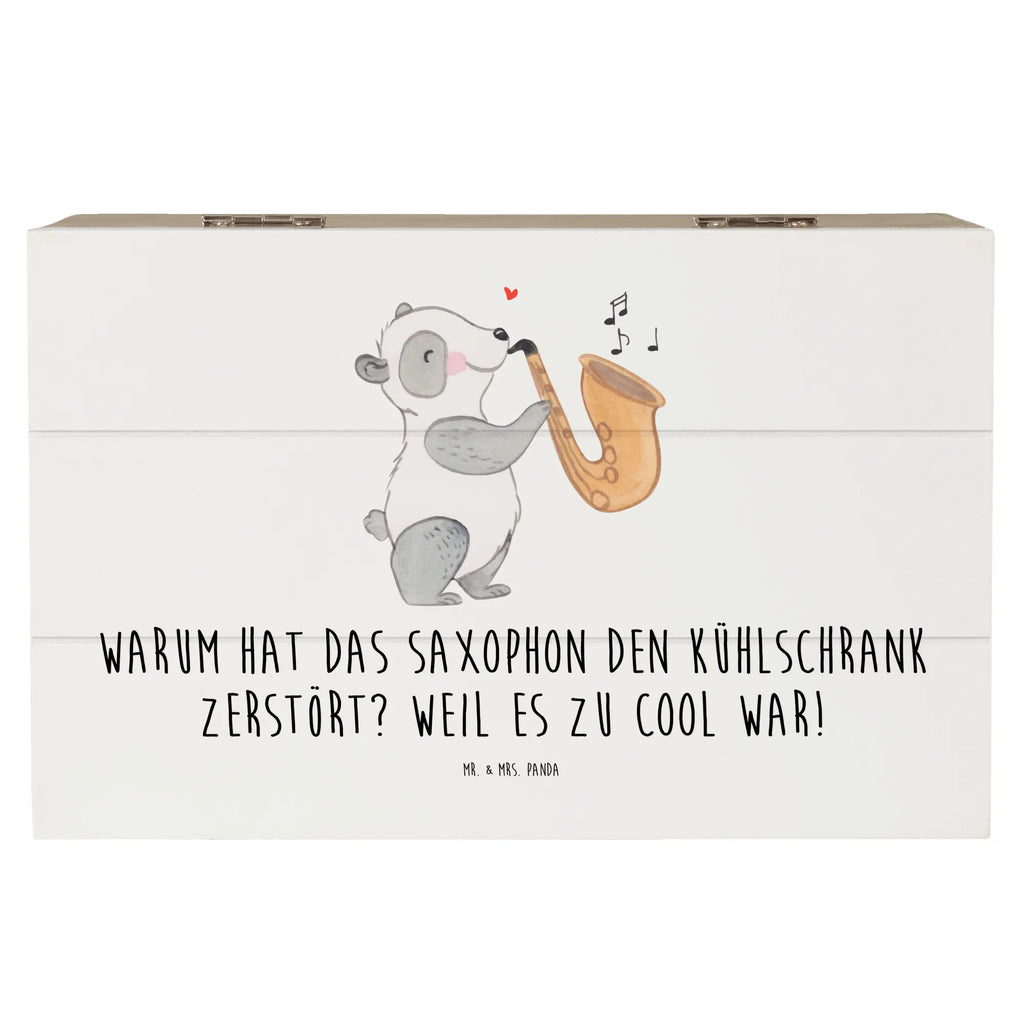 Holzkiste Saxophon Kühlschrank XXL, Erinnerungskiste, Kiste, Schatulle, Geschenkbox, Dekokiste, Erinnerungsbox, Holzkiste, Schatzkiste, Truhe, Geschenkdose, Aufbewahrungsbox, Instrumente, Geschenke Musiker, Musikliebhaber