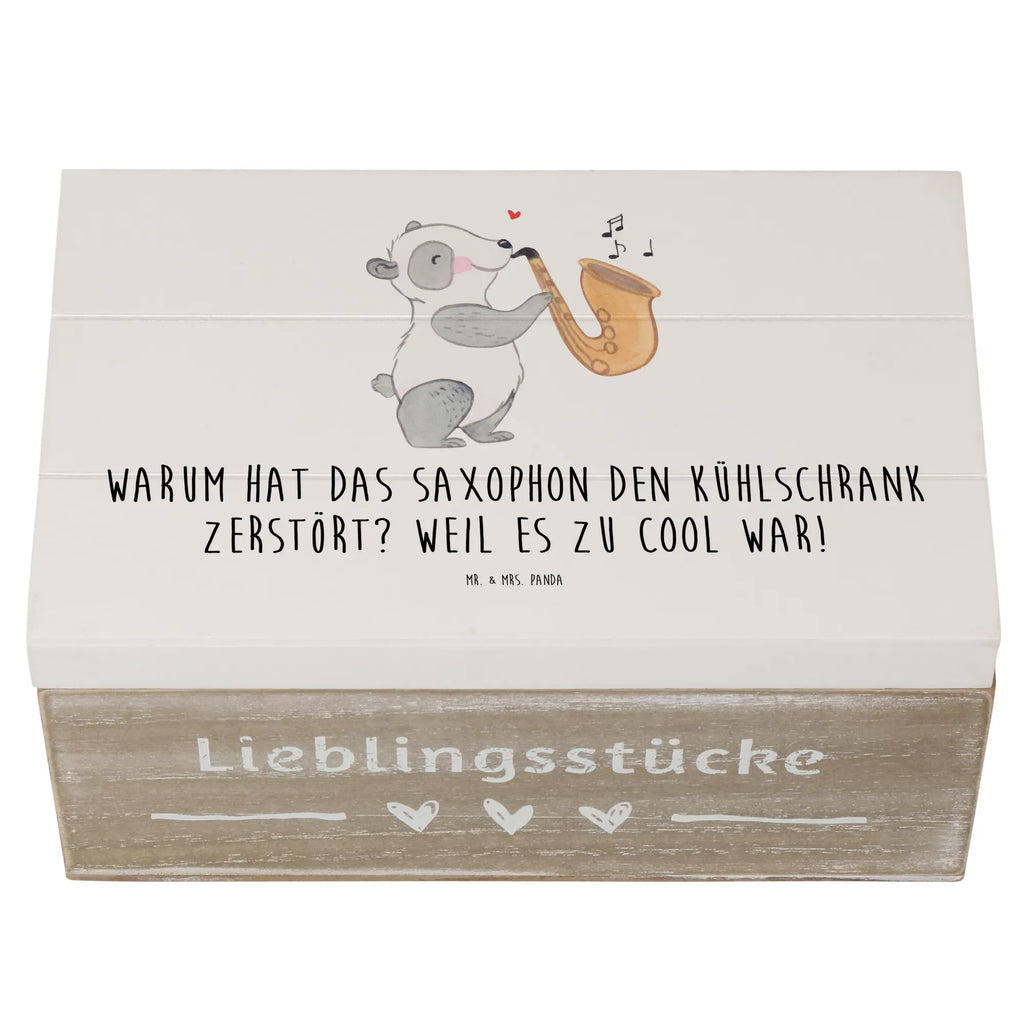 Holzkiste Saxophon Kühlschrank XXL, Erinnerungskiste, Kiste, Schatulle, Geschenkbox, Dekokiste, Erinnerungsbox, Holzkiste, Schatzkiste, Truhe, Geschenkdose, Aufbewahrungsbox, Instrumente, Geschenke Musiker, Musikliebhaber